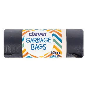 Šiukšlių maišai CLEVER 120 l, 10 vnt