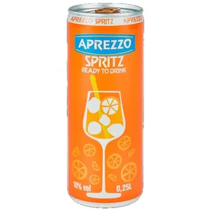 Alkoholinis kokteilis APREZZO SPRITZ 10%, 250 ml