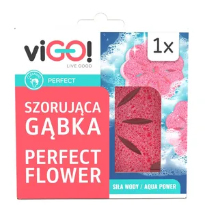 Gėlės formos šveitimo kempinė VIGO!, 1 vnt.