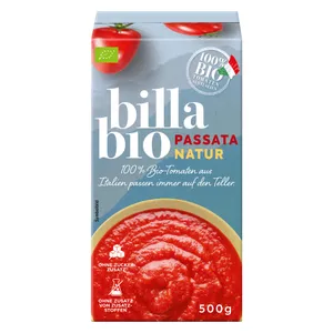 Ekologiška pomidorų tyrė BILLA BIO PASSATA, 500 g