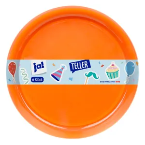 Plastikinės lėkštės JA!, 6 vnt