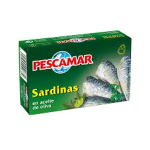 Sardinės alyvuogių aliejuje PESCAMAR 115 g