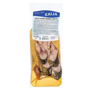 Šaltai rūkyti skumbrės gabaliukai KAIJA 250 g
