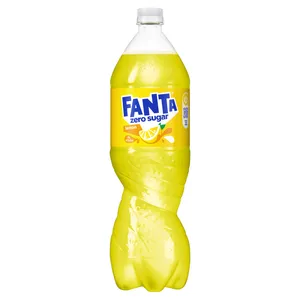Gazuotas gėrimas FANTA LEMON ZERO, 1,5 l