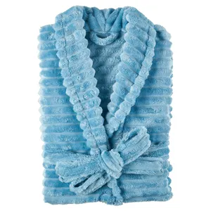 Moteriškas chalatas M dydis mėlynas