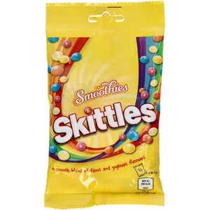 Vaisių ir jogurto skonio saldainiai SKITTLES SMOOTHIE, 95 g