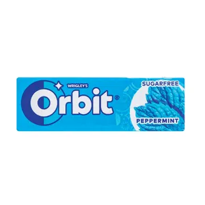 Kramtomoji guma Orbit Peppermint su saldikliais, 14g