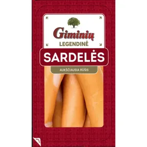 Virtos Giminių sardelės 500 g Aukščiausia rūšis