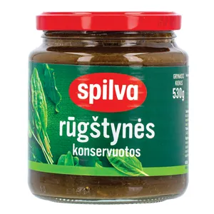 Rūgštynės konservuotos SPILVA 530g