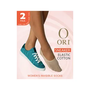 Pėdutės ORI Sneaker Elastic Cotton – Nero, 39–42, 2 poros