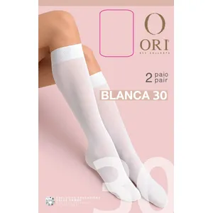 Puskojinės ORI Blanca 30 DEN – Balta