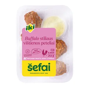 Buffalo stiliaus vištienos peteliai IKI ŠEFAI, 250 g