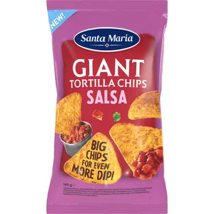 Gigantiški salsos skonio kukurūzų traškučiai SANTA MARIA, 160g