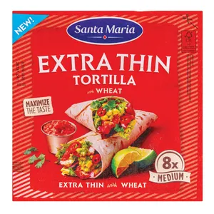 Plonos kvietinės tortilijos SANTA MARIA, (8 vnt.) 244g