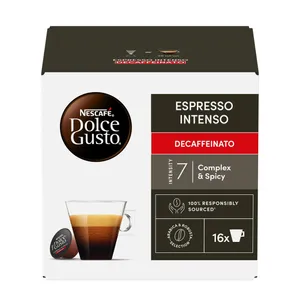 Kavos kapsulės NESCAFÉ Dolce Gusto Espresso Intenso Decaf, 16 vnt, 99g