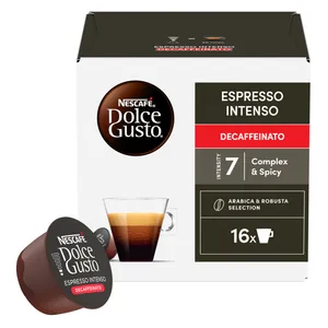 Kavos kapsulės NESCAFÉ DOLCE GUSTO ESPRESSO INTENSO DECAF, 99 g (16 vnt.)