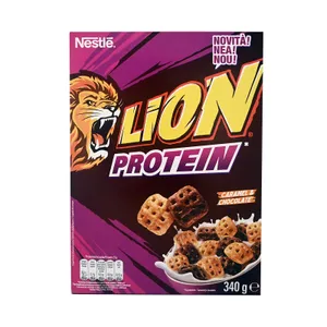 Pusryčių dribsniai NESTLE LION PROTEIN, 340g