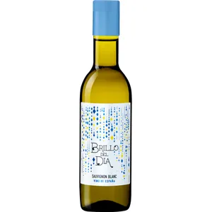Baltasis sausas vynas BRILLO DEL DIA SAUVIGNON (12%), 187 ml