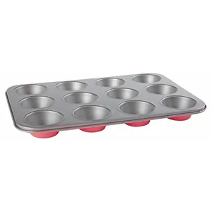 Keksiukų kepimo forma, 35 cm, rožinės spalvos