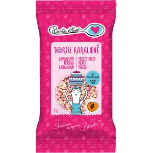Liofilizuoti persikų gabaliukai BEATOS VIRTUVĖ, 7 g