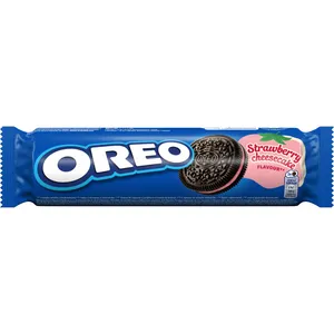 Sausainiai OREO STRAWBERRY CHEESECAKE, 154 g