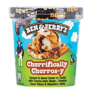 Karameliniai valgomieji ledai BEN&JERRY'S Churros, 465 ml