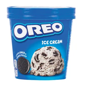 Vaniliniai skonio ledai su sausainių gabaliukais OREO, 425 ml