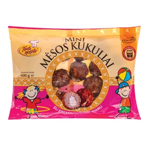 Mėsos kukuliai su kreminio sūrio įdaru, Tautų receptai 400 g