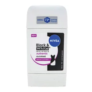Pieštukinis antiperspirantas NIVEA BLACK&WHITE Authentic moterims 50ml