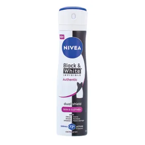 Purškiamas antiperspirantas NIVEA BLACK&WHITE Authentic moterims 150ml