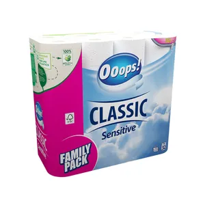 Tualetinis popierius OOOPS! Classic Sensitive 32 vnt. (3sl)