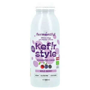 Ekologiškas fermentuotas grikių gėrimas FERMENTFUL, miško uogų, 330ml