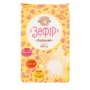 Vanilės skonio zefyrai BOGUSLAVNA, 240 g