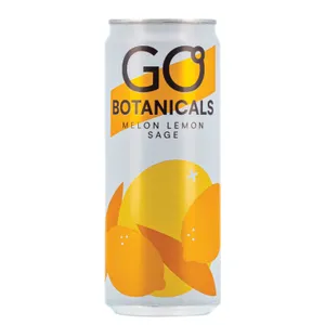 Gazuotas gėrimas GO Botanicals Melionų, citrinų ir šalavijų sk. 0,33L