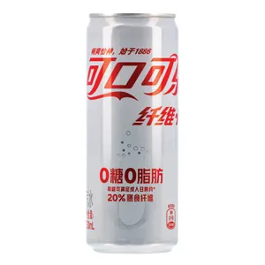 Gazuotas gėrimas Coca Cola Plus Fiber be cukraus, 330 ml