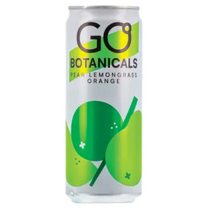Gazuotas gėrimas GO Botanicals Kriaušių, apelsinų ir citrinžolių sk. 0,33L