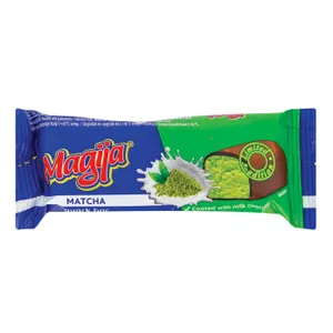 Glaistytas varškės sūrelis su MATCHA 23,4% rieb. MAGIJA 40g