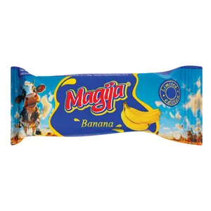 Glaistytas varškės sūrelis su bananais 22,2% rieb., MAGIJA 40g