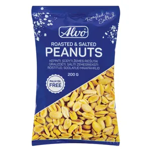 Kepinti, sūdyti žemės riešutai ALVO, 200 g