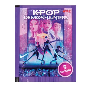 K-POP DEMON HUNTERS kolekciniai lipdukai, 5vnt., KPSTICKER-2026