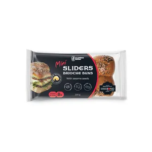Mini BRIOCHE slider buns su sezamo sėklomis, 220 g