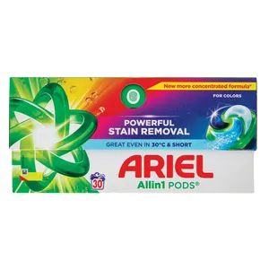 Skalbimo kapsulės ARIEL COLOR, 30 skalbimų