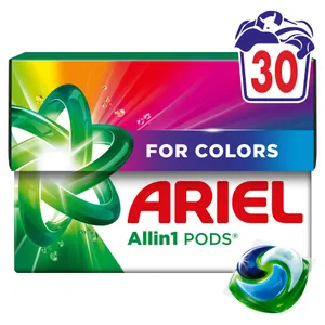 Skalbimo kapsulės ARIEL COLOR, 30 skalbimų