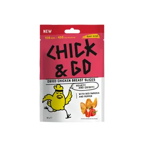Džiovintos vištienos užkandis CHICK&GO Red Paprika&Pepper, 30g