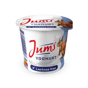 Jogurtas JUMS 2,9% rieb., be laktozės 125g