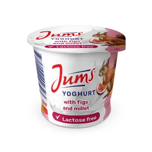 Jogurtas JUMS su figomis ir sorų kruopomis 2,5% rieb., be laktozės 125g