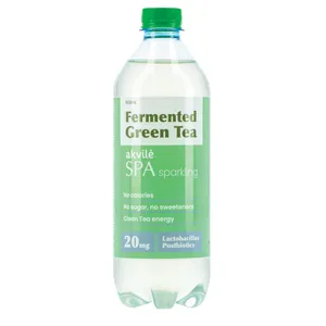 Funkcinis gaivusis gėrimas FERMENTED GREEN TEA BY AKVILĖ, 0,6 l, gazuotas