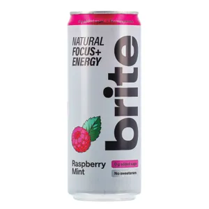 Natūralus energinis gėrimas BRITE Raspberry Mint 330ml