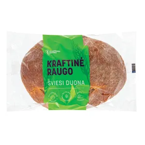 Kraftinė raugo šviesi duona, fas. 0.5 kg