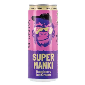 Gazuotas gėrimas Super Manki Raspberry Ice Cream 0,33L